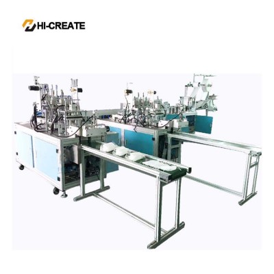 Automatic disposable mask production line